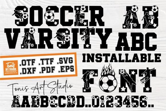 Ab Soccer Varsity: A Display Font That Scores Big for Small Businesses