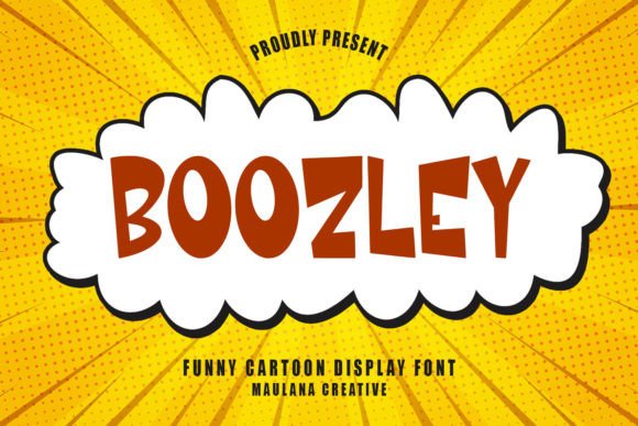 Boozley Cartoon Display Font: Built for Playful Campaigns That Connect