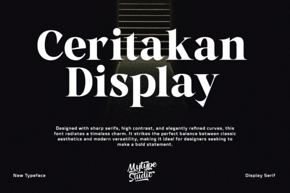 Ceritakan Display: A Bold, Elegant Font for Your Brand