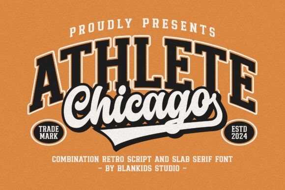 Chicago Athlete: A Retro Sporty Font for Campaigns That Need to Pop
