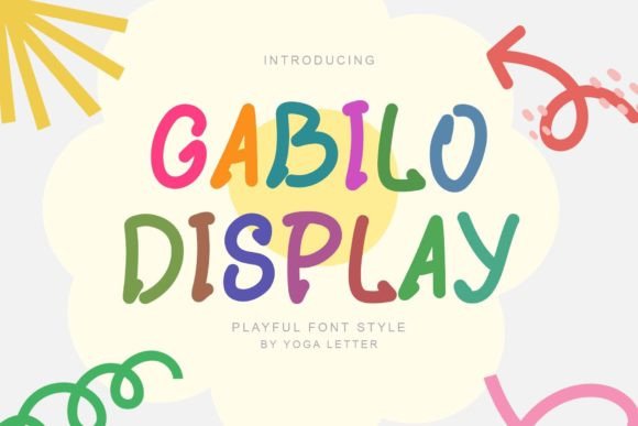 Gabilo Display: A Playful Typeface That Brings Color to Branding Projects