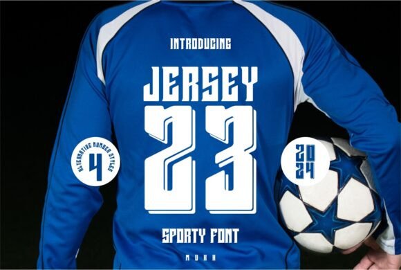 Jersey 23: A Sports-Inspired Display Font for Editorial Design