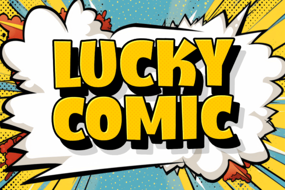 Lucky Comic: A Display Font Built for Playful Publishing