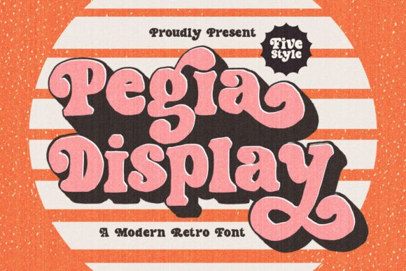 Pegia Display Review: A Playful Typeface for Joyful Branding