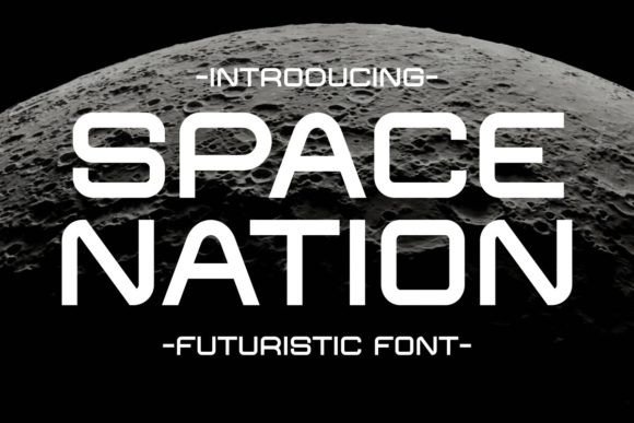 Space Nation Font: A Display Typeface for Small Business Branding