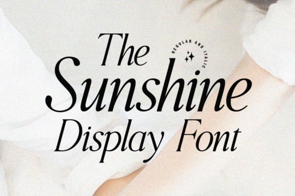 The Sunshine Display: A Serif Font for Editorial Elegance