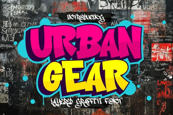 Urban Gear: A Display Font That Gives Your Brand an Authentic Street Edge