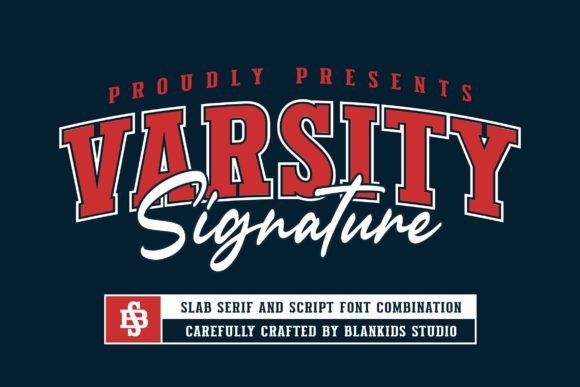Varsity Signature: A Display Font for Scroll-Stopping Campaigns