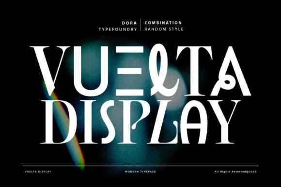 Vuelta Display: A Hybrid Font for Modern Web Design