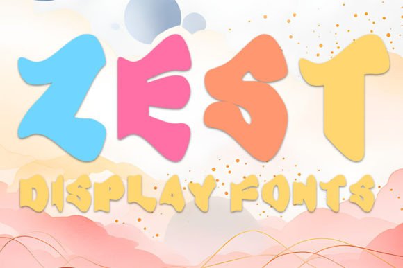 Zest: A Playful Display Font for Editorial Design
